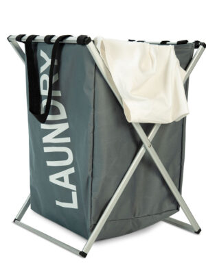 Single Collapsible Washing Laundry Basket Bag