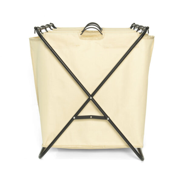 3-Section Collapsible Washing Laundry Basket Bag