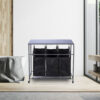 Laundry Baskets Laundry Trolley Laundry Sorter with Wooden Top