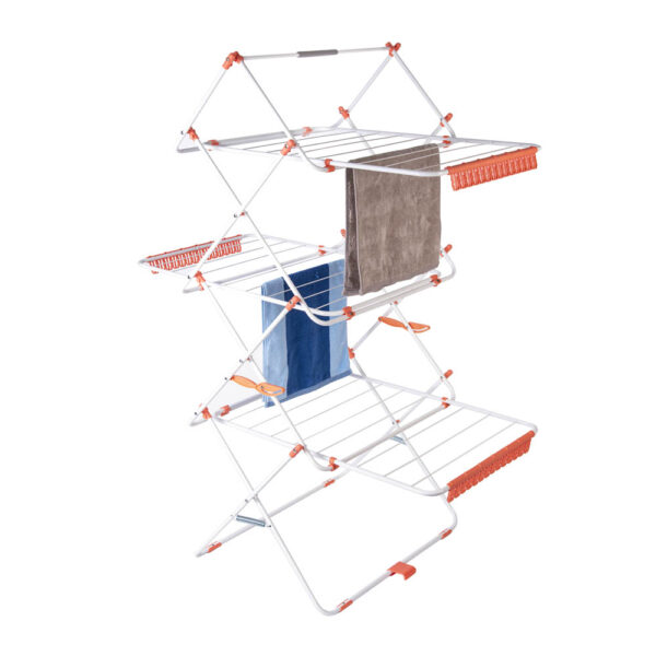 Heavy Duty Clothes Airer - 3 Tier Folding Drying Rack 22M