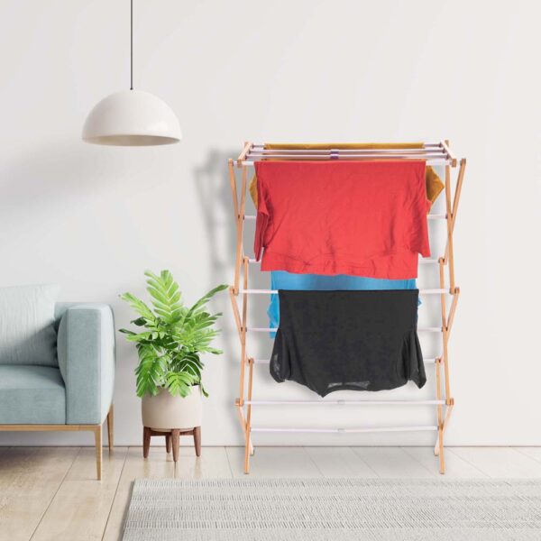 Extendable Clothes Airer - 3 Tier Folding Drying Rack