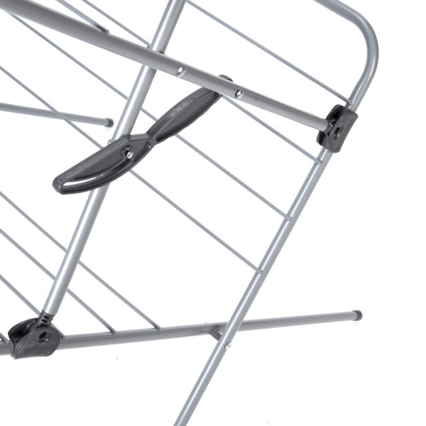 3 Tier Heavy Duty Clothes Airer with 4 Corner Hooks