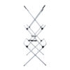 3 Tier Heavy Duty Clothes Airer with 4 Corner Hooks