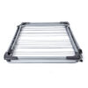 3 Tier Heavy Duty Clothes Airer with 4 Corner Hooks