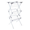 3 Tier Heavy Duty Clothes Airer with 4 Corner Hooks