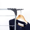 3 Tier Heavy Duty Clothes Airer with 4 Corner Hooks