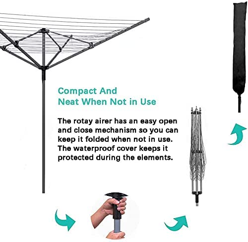 4 Arm Rotary Airer