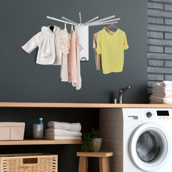Wall Mounted Alu Clothes Drying Rack