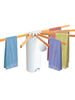 Wall Mounted Wood Clothes Drying Rack