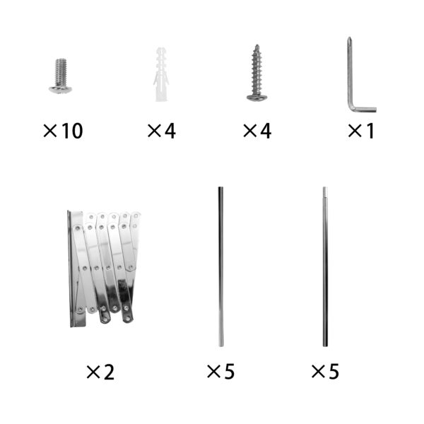 Wall Mounted Cloth Rack