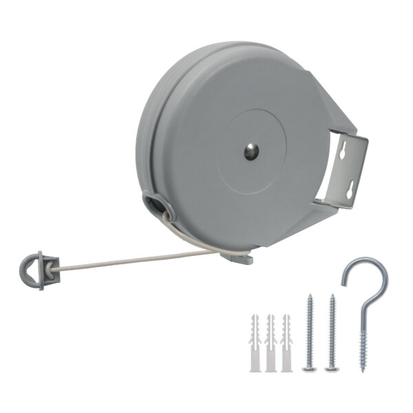 12M Extendable Single Washing Line for Indoor & Outdoor