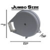12M Extendable Single Washing Line for Indoor & Outdoor