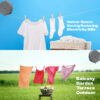 12M Extendable Single Washing Line for Indoor & Outdoor