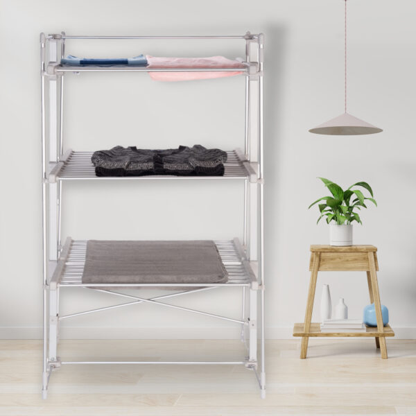 Electric clothes dryer-3 tier