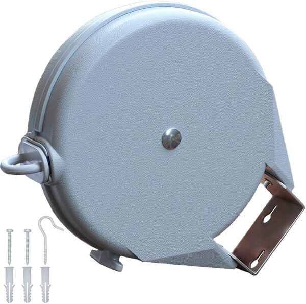 12M Extendable Single Washing Line for Indoor & Outdoor