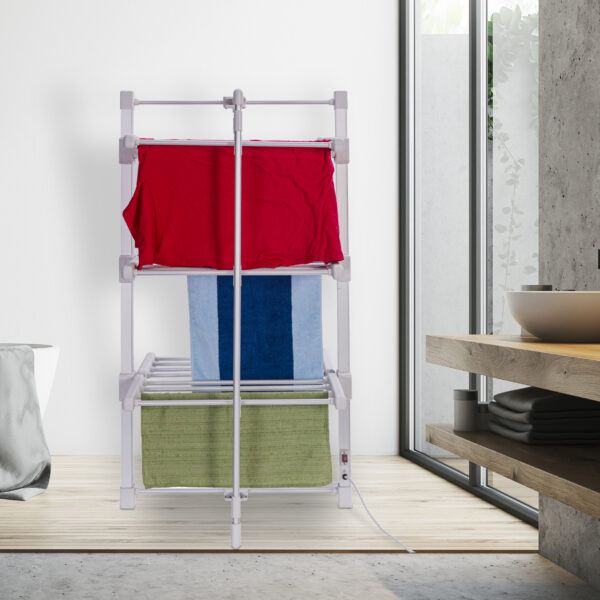Electric clothes dryer-3 tier