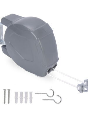 30M Extendable Double Washing Line for Indoor & Outdoor
