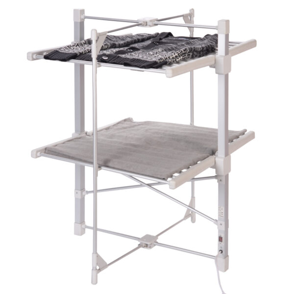 Electric clothes dryer-2 tier