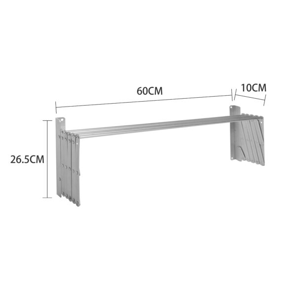 Wall-Mounted Cloth Rack