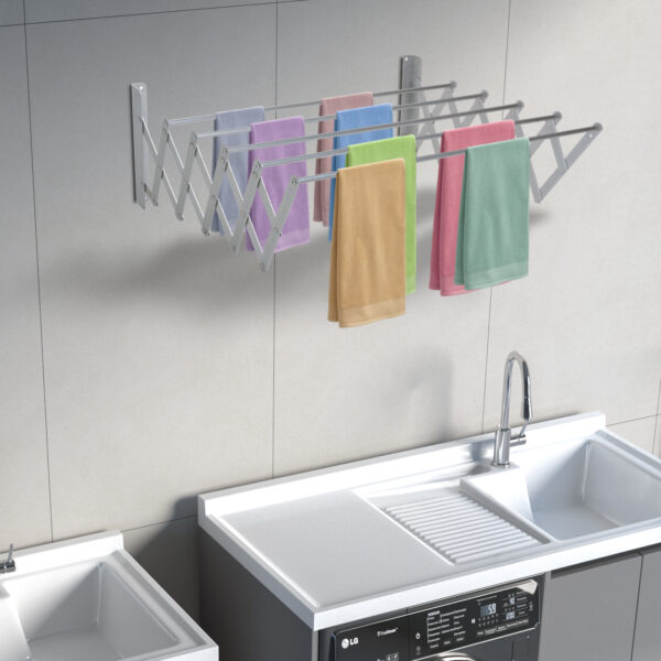 Wall-Mounted Cloth Rack